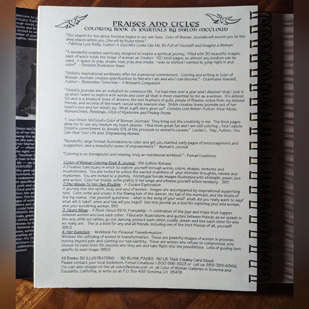 Color of Woman Coloring Book and Journal - Picture 6 of 8